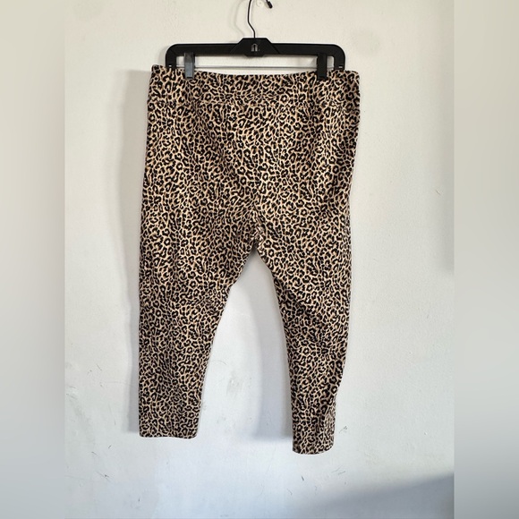 J Crew Womens Pull On Animal Cheetah Print Leggings, Size XL - Picture 5 of 5